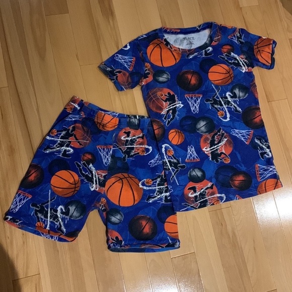 2 Boys Children’s Place Summer Sports Short Sleeve Pajama Set Bundle B - size 14 - Picture 2 of 16